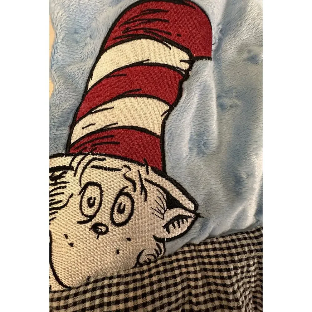 Trend Lab Dr. Seuss Cat In The Hat Baby Crib Comforter Blanket And Crib Sheet